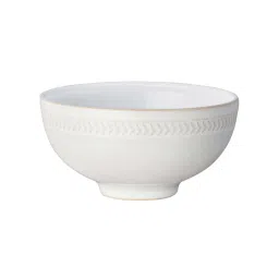 DENBY Natural Canvas White Stoneware Rice Bowl (480 ml) - Set of 1 image 1