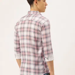FIFTY TWO Checked Pure Cotton Casual Shirt image 4