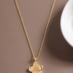 Accessorize London Golden Pendant for Women image 1