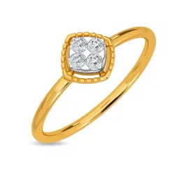Kisna Diamond & Gold Jewellery Verity 18k (750) Diamond & Gold Ring For Women-picture-32