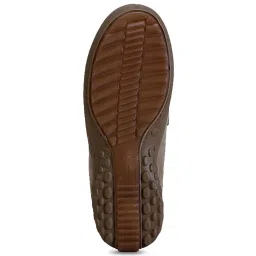 Woodland Men's Khaki Casual Slip-Ons image 4