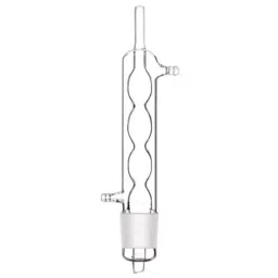 ABGIL Condenser Bulb (Allihn) Vertical Transparent Borosilicate Glass 1 m (1000 mm) Length and B24 Cone, CD-138-09 image 1