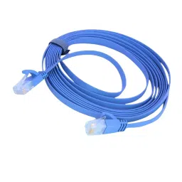SETMI INDIA Flat Ethernet Cable Cat6 PVC 2 m, Blue-picture-22