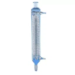 ABGIL Graham Coil Condenser Vertical (Reversible Type) Transparent Borosilicate Glass 250 mm Length and B19 Cone, CD-141-03-picture-46