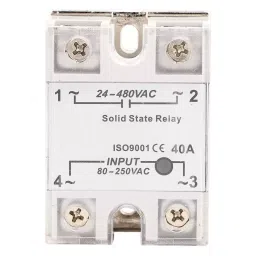 Multispan Three Pole Solid State Relay 40 Amp 80-250 V AC, SSR-40A image 3