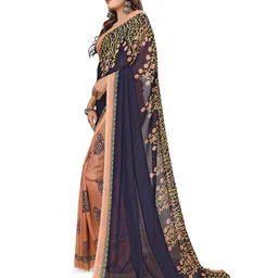 Moda Rapido Floral Printed Saree image 3