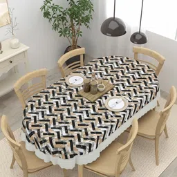 IC ICONIC CHOICE Black & White Printed Table Cover image 2