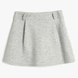 Koton Girls Straight Flared Mini Skirt-picture-18