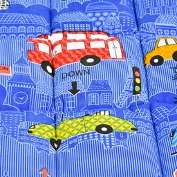 RRC Super Soft 700 Gsm Hollow Fiber Filled Mattress Padding - Blue image 5