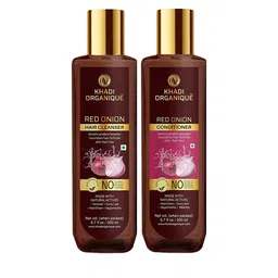 Khadi Organique Pack of 2 Red Onion Shampoo & Conditioner 400ml-image-67