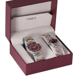 Timex Unisex Brown Dial & Gold-Plated Analogue Watch TW00PR214-picture-17
