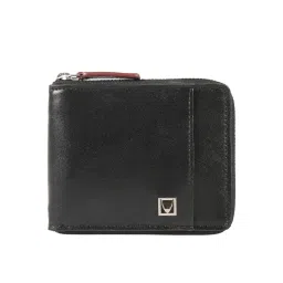 Hidesign Genuine Leather Men's Bi Fold Wallet - Black image 3