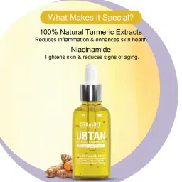DR. RASHEL Ubtan Face Serum Brightens, Reduces Sun Tan & Enhances Skin Texture image 5