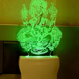 1ST TIME Red & White Printed Acrylic Abstract Shaped Shaped Wall Lamp image 3