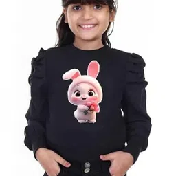 KIROTO Girls Animal Ribbed Tops-picture-55