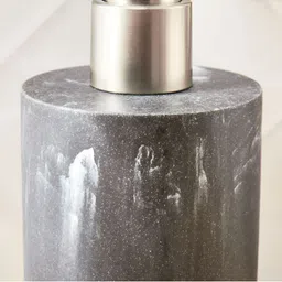 Home Centre Grey & White Abstract Polyresin Soap Dispenser image 5