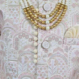 ahhaaaa Boys Embroidered Sherwani Set image 2