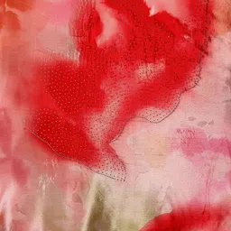 PURVAJA Printed Beads and Stones Ready to Wear Lehenga & Unstitched Blouse With Dupatta image 2