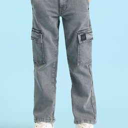 U.S. Polo Assn. Kids Boys Classic Mid-Rise Cotton Cargo Styles Jeans-picture-7