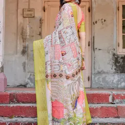 ALMAARI FASHION Ethnic Motifs Printed Kanjeevaram Saree image 5