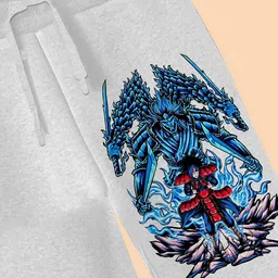 LOCAVESTIR Boys Naruto Anime Printed Mid Rise Joggers image 3