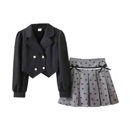 StyleCast x Revolte Girls Coat V-Neck With Skirt-picture-49