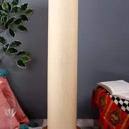 Devansh Off-White & Brown Cylinder FloorLamps image 4