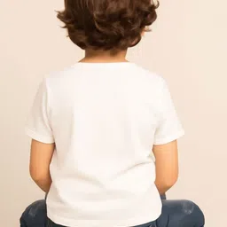 TAGWEAR Boys Typography Printed Applique T-shirt image 2