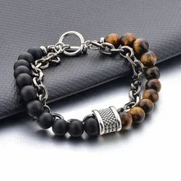 Ringzinnie Unisex Artificial Beaded Multistrand Bracelet-picture-55