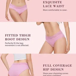 Nicsy Set of 5 Mid-Rise Hipster Briefs image 5