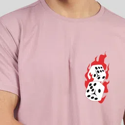 Greylongg Men Printed Applique T-shirt image 2