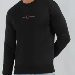 Fred Perry Brand Logo Printed Round Neck Long Sleeves Pullover Sweatshirt-picture-18