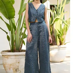 RAAS LIFE V-Neck Waistcoat & Trousers Co-Ords-picture-24