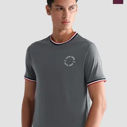 U.S. Polo Assn. Pack Of 2 Printed Comfort Fit Pure Cotton Lounge Tshirt-picture-18