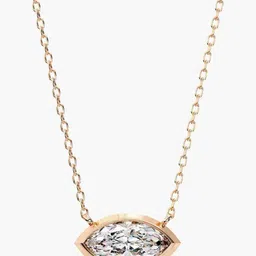 VALANOVA BIS Hallmark 14K Rose Gold Diamond Studded Chain- 3.12 gm-picture-34