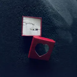 Teeragaj Set Of 2 Stones Studded Couple Adjustable Finger Rings image 3