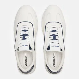 BOLDFIT Sneakers Shoes For Men Skyline White Navy image 4