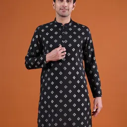 NAMASKAR Men Woven Design Straight Kurta-image-58