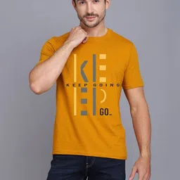 TEEFOX Typography Printed Round Neck Short Sleeves Regular Fit T-shirt-picture-17