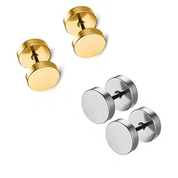 shobhram Unisex Gold Earrings-picture-29