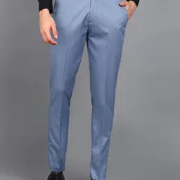 VEI SASTRE Men Smart Slim Fit Stretchable Formal Trouser image 1