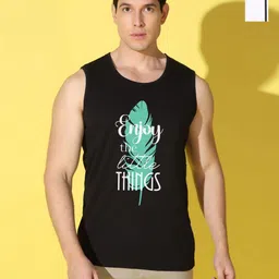 WOOSTRO Men Pack of 2 Typography Printed Round Neck Cotton Slim Fit T-shirts-picture-41