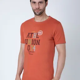 Sparky Men Typography Printed Applique T-shirt image 2