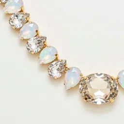 MANSIYAORANGE Gold Plated Cubic Zirconia Studded Jewellery Set image 4