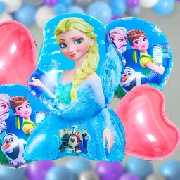 Special You 5 Pcs Blue & Pink Balloons & Banner Festive Decor-picture-18