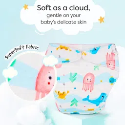 SuperBottoms Uno Super Soft Cloth Diaper With Velcro image 4