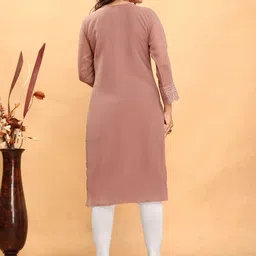 AXI COUTURE Embroidered Sequinned Sequinned Kurti image 3