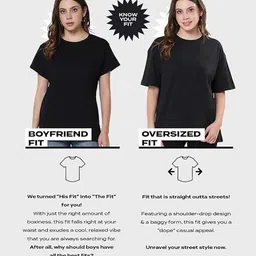 MORSE CODE Typography Printed Oversized Pure Cotton T-shirt image 2