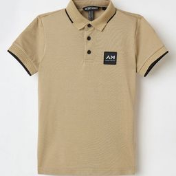 Antony Morato Boys Polo Collar Pure Cotton Applique T-shirt-picture-21