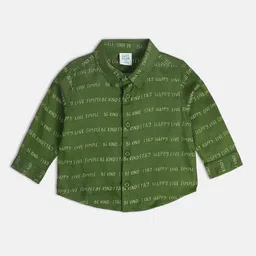 MINI KLUB Boys Opaque Printed Casual Shirt-picture-12